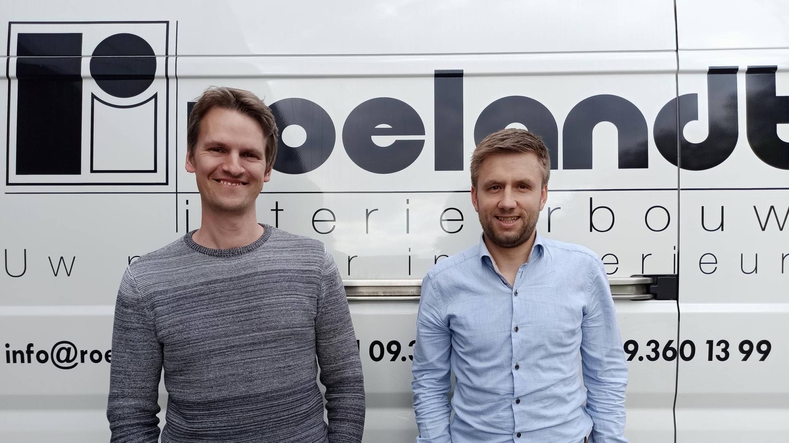 Florian Nachtergaele en Pieter De Sutter namen Roelandt Interieurbouw over