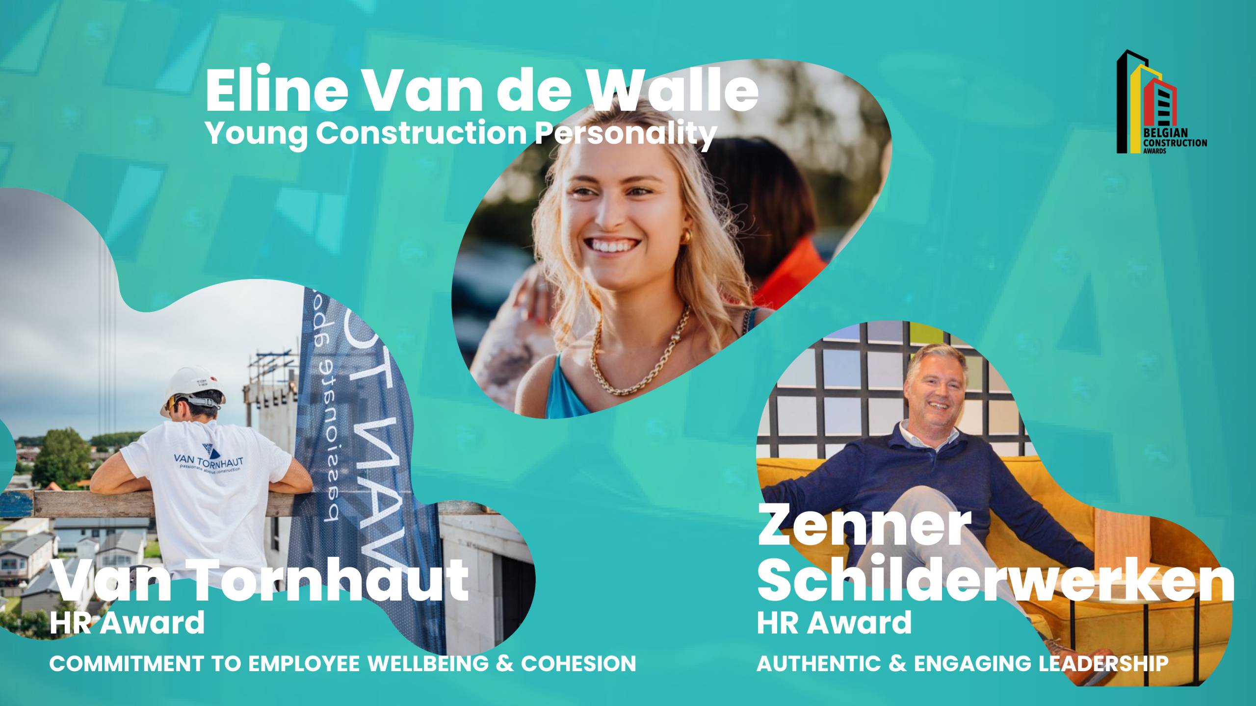 3 Oost-Vlaamse winnaars op Belgian Construction Awards