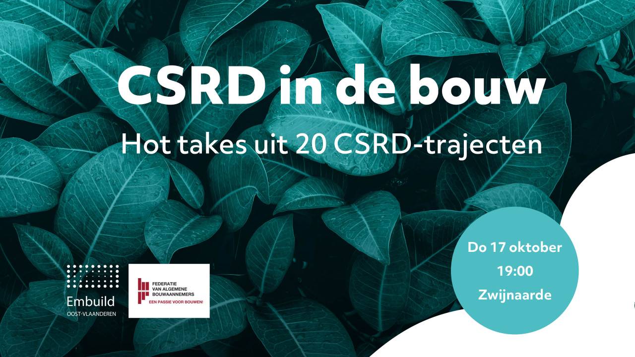 CSRD in de bouw: hot takes uit 20 CSRD-trajecten