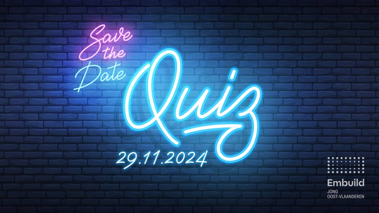 Embuild Jong Oost-Vlaanderen organiseert een quiz voor het goede doel