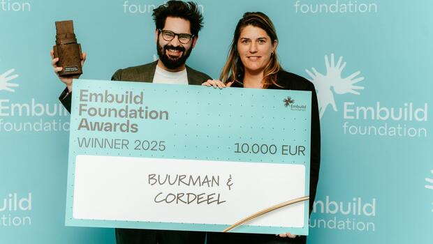 Cordeel wint Embuild Foundation Award 2025