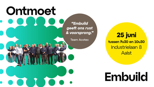 Ontmoet Embuild in Aalst