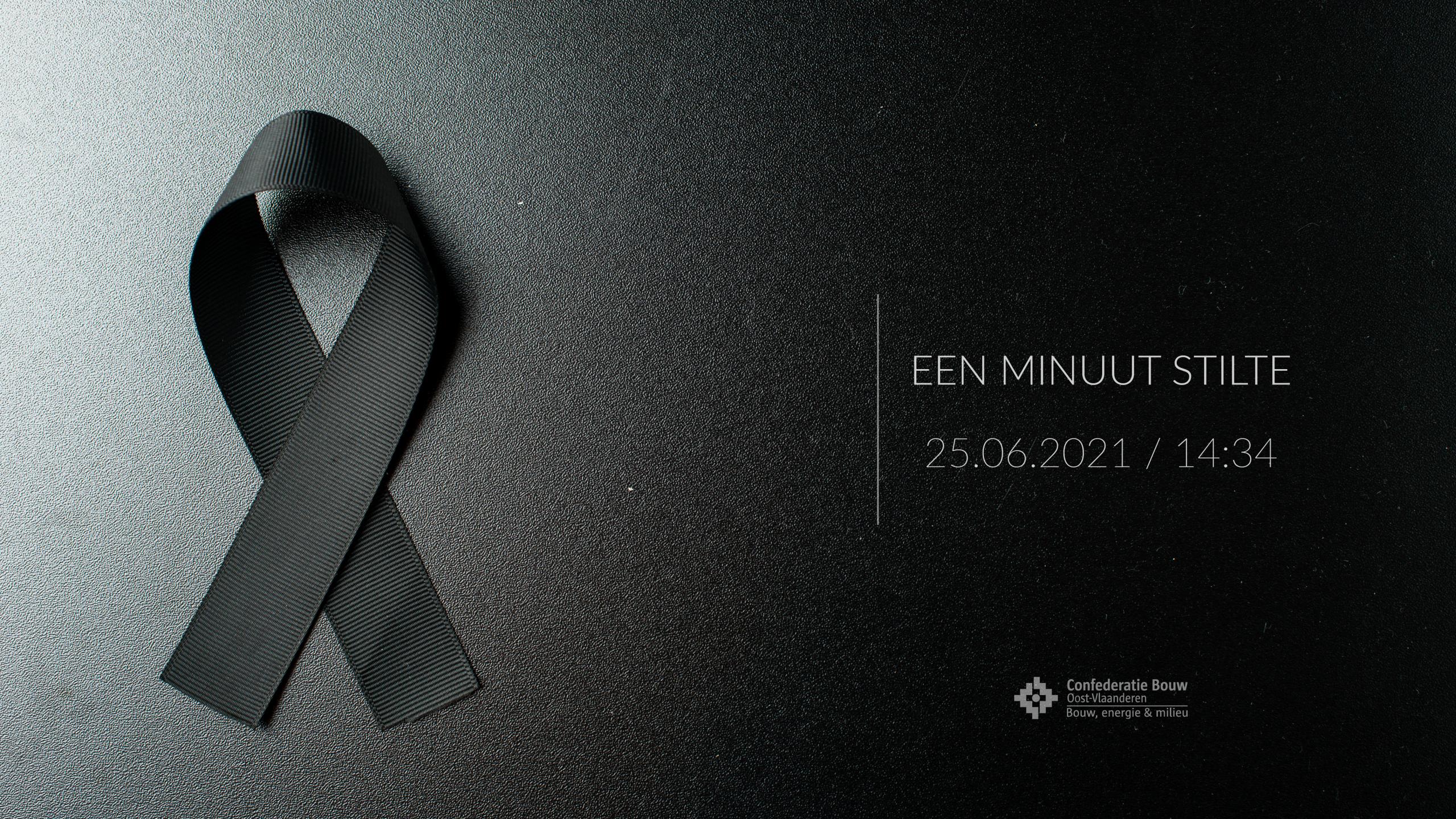 Minuut stilte naar aanleiding van ongeval Antwerpen-Zuid