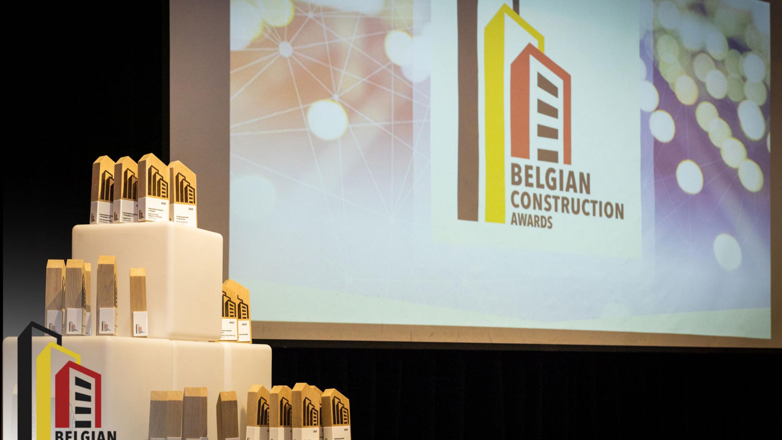Deze 4 leden pakten een award op de Belgian Construction Awards