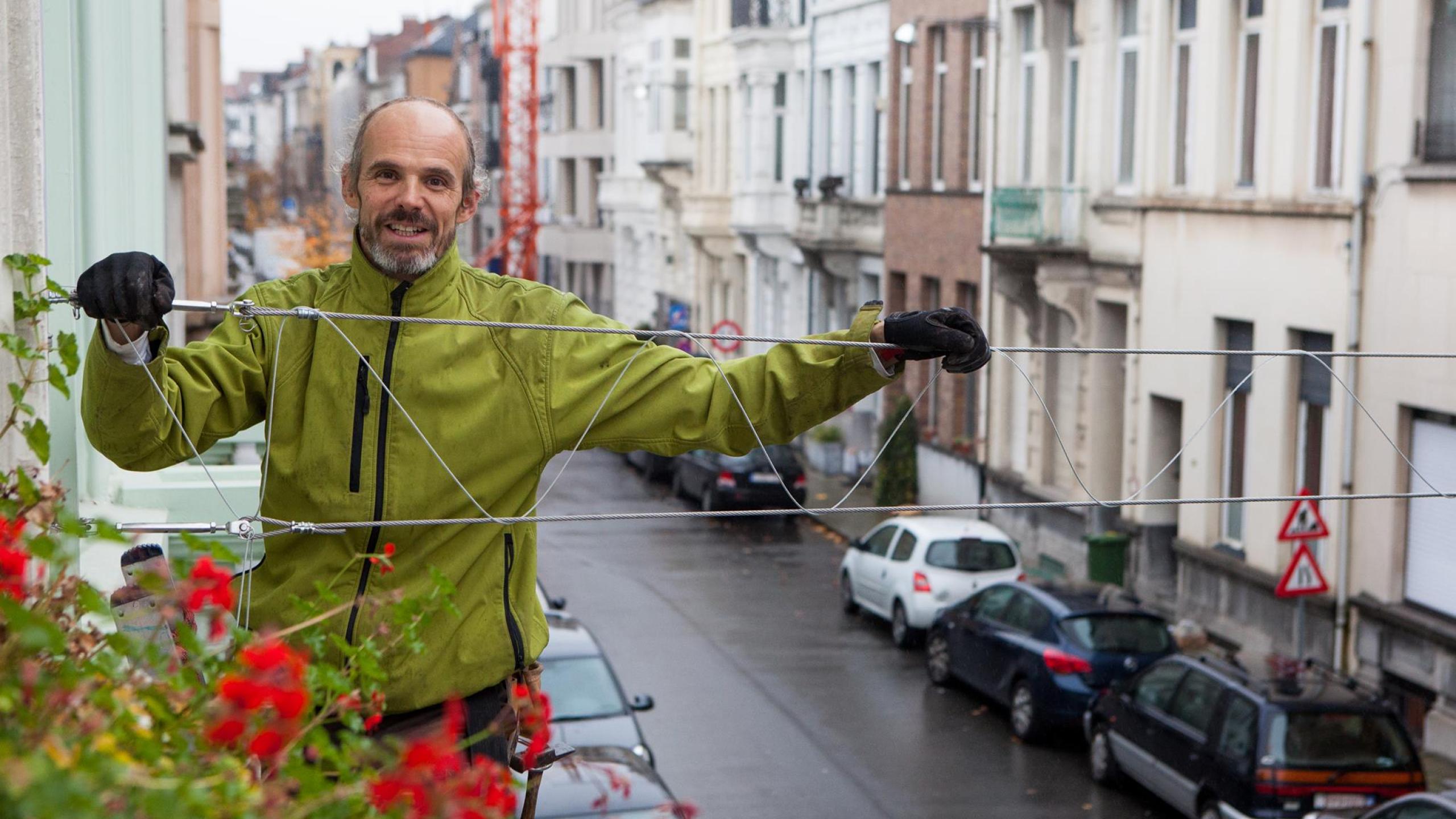 Bruno Verschaeve: 'Groene gevels zijn een oplossing tegen de oververhitting van onze steden'